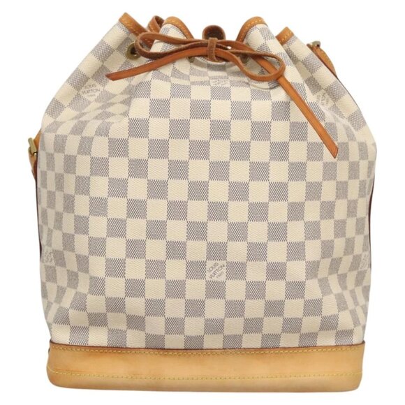 LOUIS VUITTON Damier Azur Noe Shoulder Bag N42222 LV Auth 123746 - Picture 14 of 16